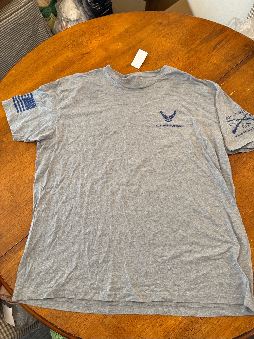 Grunt Style Gray U.S. Air Force Logo Tee xxxl